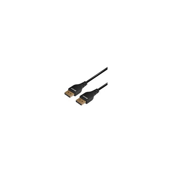 LINDY-0.5m-DisplayPort-1.4-Cable-Slim-DP-male-to-DP-male-connector