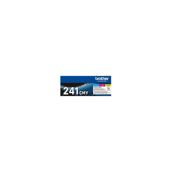 BROTHER-TN241C/M/Y-rainbow-pack-multi-pack-toners-C/M/Y-1400pages/cartridge