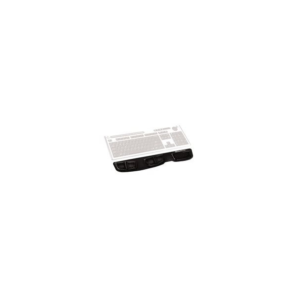 FELLOWES-Repose-poignets-clavier-Health-V-ï¿½-Crystal-Noir---Antibactï¿½rien