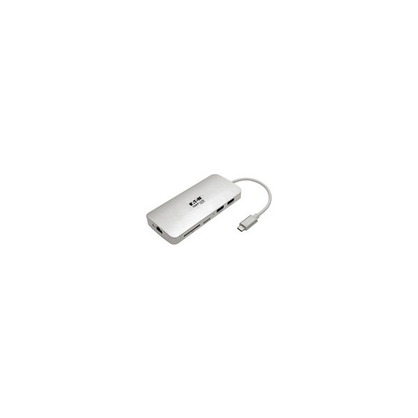EATON-TRIPPLITE-USB-C-Dock-4K-HDMI-USB-3.2-Gen-1-USB-A/C-Hub-GbE-Memory-Card-60W-PD-Charging