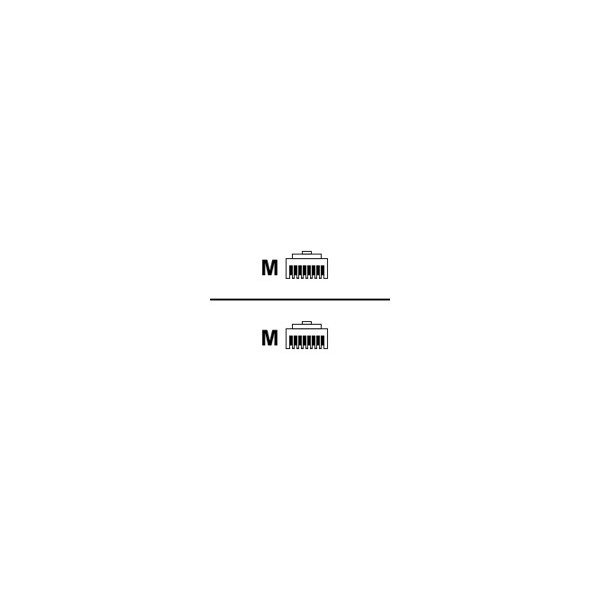 MCL-CAT-6-F/UTP-patch-cable---0.3m-Blue