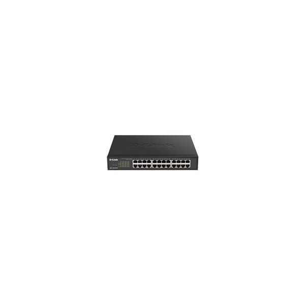 D-LINK-24-Port-Layer2-PoE-Gigabit-Smart-Switch-24x-10/100/1000Mbit/s-TP-RJ-45-Port-of-which-12-x-PoE-802.3af/802.3