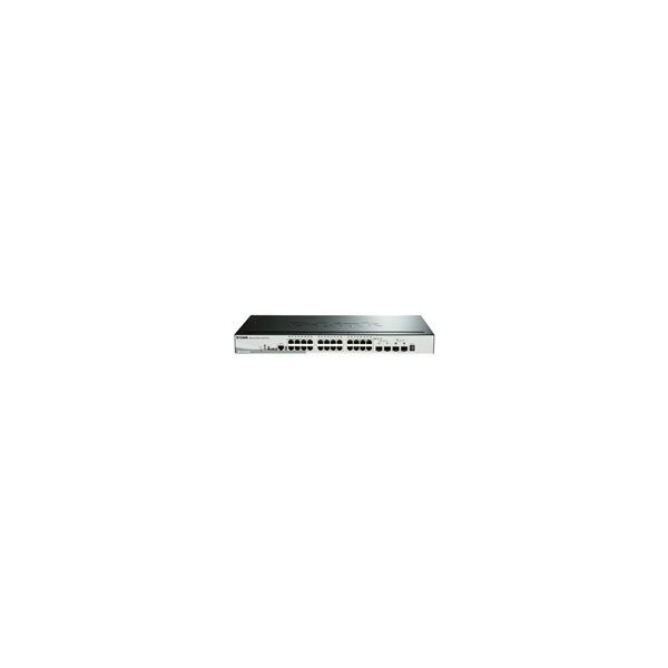 D-LINK-28-Port-Smart-Managed-PoE-Gigabit-Stack-Switch-2x-10G-dlink-green-3.0-24x-10/100/1000Mbit/s-TP-RJ-45-PoE-Po