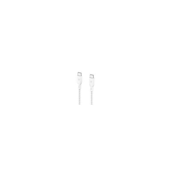 BELKIN-100w-USB-C-to-USB-C-Braided-Cable-3M-White