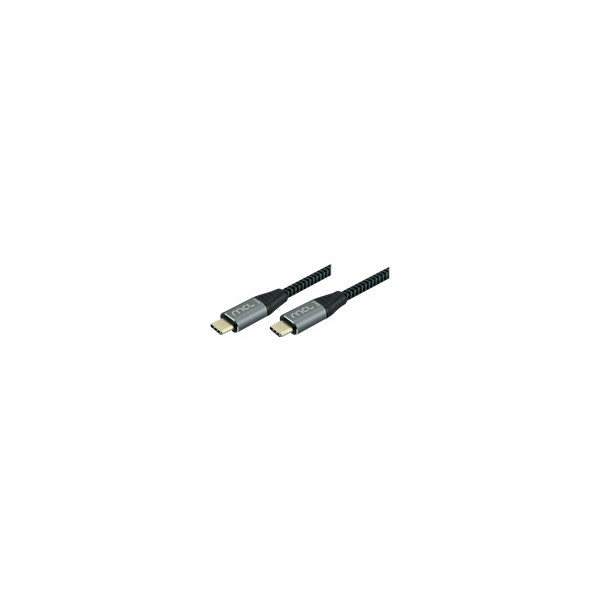 MCL-Cable-Type-C-USB-3.2-Male-/-Male-braided-Gen-2-10Gb-100W-5A---2m