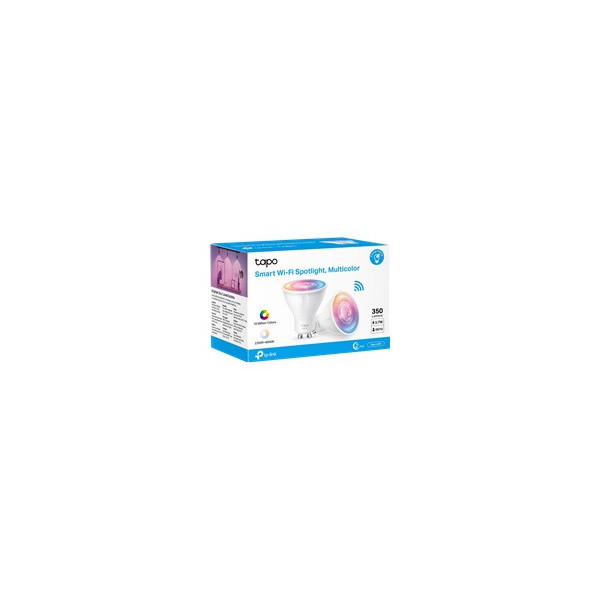 TP-LINK-Smart-Wi-Fi-Spotlight-Dimmable-2-Pack-2.4GHz-IEEE-802.11b/g/n-GU10-Base-220-240V-50/60Hz-350lm-3.7W-2.200K