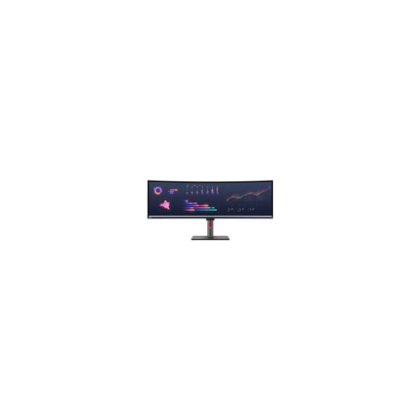 LENOVO-ThinkVision-P49w-30-49p-IPS-5120x1440-32:9-60Hz-350cd/m2-4ms-2x-HDMI-DP-4xUSB-3.2-G1-USB-C-3.2-G1-USB-B-3.2