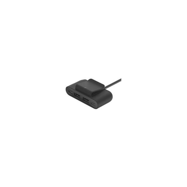 BELKIN-4port-USB-Power-Extender-2xC-2xA-up-to-30w-Black