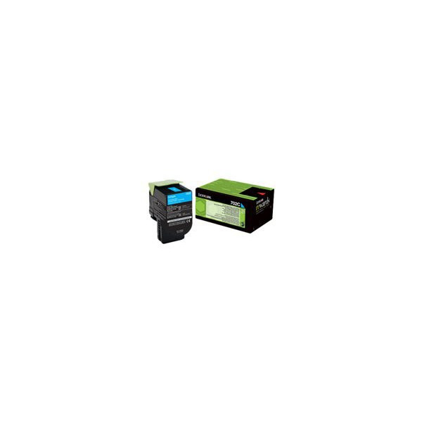 LEXMARK-702C-cartouche-de-toner-cyan-capacitï¿½-standard-1.000-pages-pack-de-1-retour-program