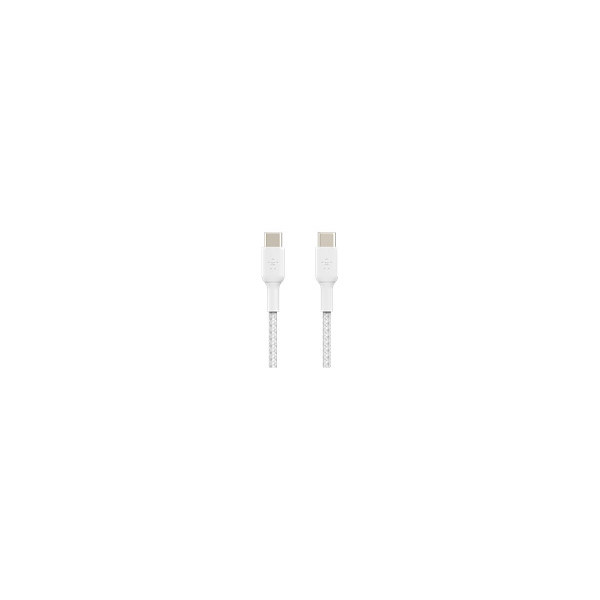 BELKIN-USB-C-to-USB-C-Braided-PVC-White-1m-Twin-Pack