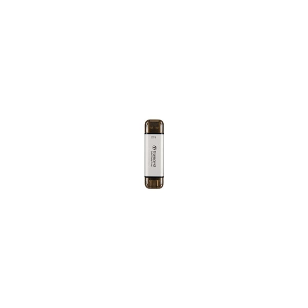 TRANSCEND-ESD310S-2To-External-SSD-USB-10Gbps-Type-C/A-Silver