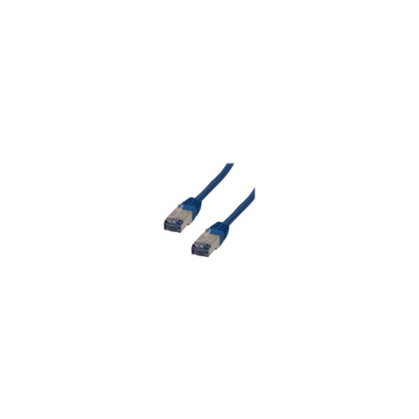 MCL-FTP5E-0.15M/B---Cï¿½ble-CAT-5e-RJ45-F/UTP---0.15m-Bleu