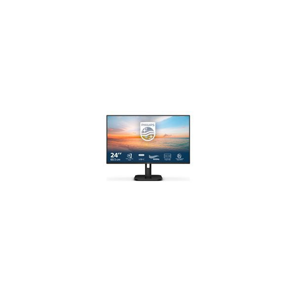 PHILIPS-24E1N1300A/00-23.8p-IPS-1920x1080-16:9-HDMI-USB-Black