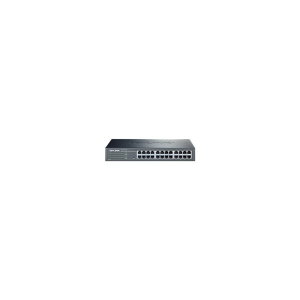 TP-LINK-24-Port-Gigabit-Easy-Smart-Switc-24-10/100/1000Mbps-RJ45-ports-MTU/Port/Tag-based-VLAN-QoS-IGMP-Snooping