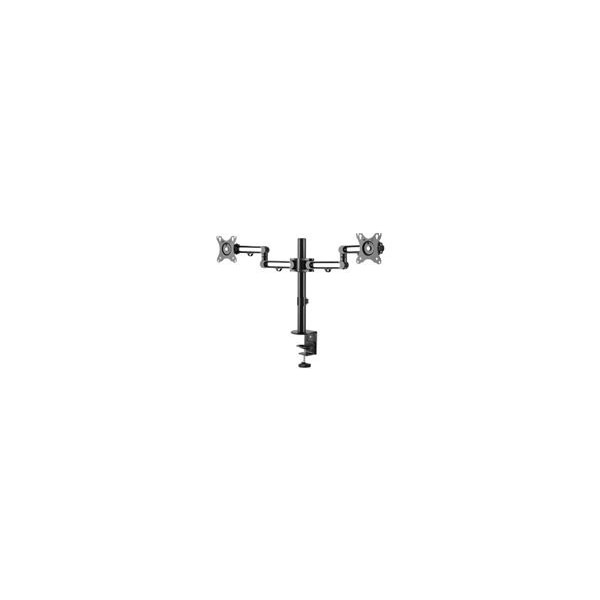 EATON-TRIPPLITE-Dual-Monitor-Flex-Arm-Desktop-Clamp-for-13p-to-27p-Displays