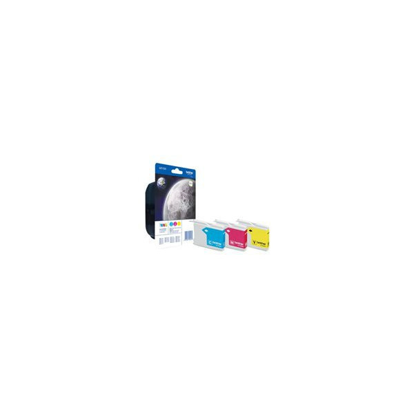 BROTHER-LC-1000-cartouche-d-encre-tricolore-capacitï¿½-standard-3-x-400-pages-pack-de-3