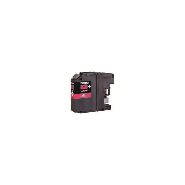 BROTHER-LC-123-cartouche-d-encre-magenta-haute-capacitï¿½-600-pages-1-pack-blister-sans-alarme