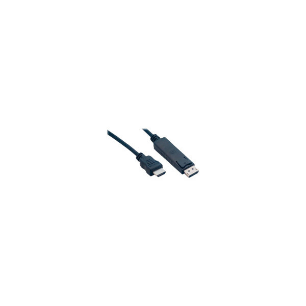 MCL-Cable-DisplayPort-male-/-HDMI-male-2m-Noir