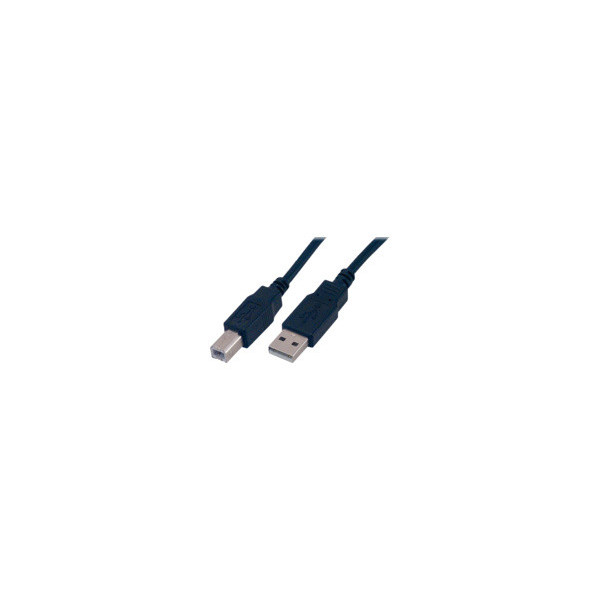 MCL-Cable-USB-2.0-type-A-/-B-male---3m-Noir