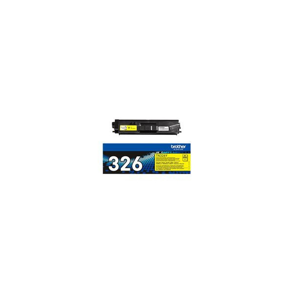 BROTHER-TN-326Y-cartouche-de-toner-jaune-haute-capacitï¿½-3.500-pages-pack-de-1