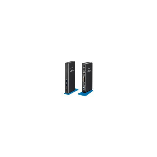 I-TEC-USB-3.0-Dual-Docking-Station-1xDVI-1xHDMI-2048x1152-Px-GLAN-2xUSB-3.0-4xUSB-2.0-Hub-Audio-1xUSB-w.-BC1.2