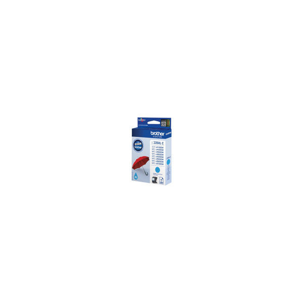 BROTHER-LC-225XL-cartouche-dencre-cyan-haute-capacitï¿½-1200-pages-pack-de-1