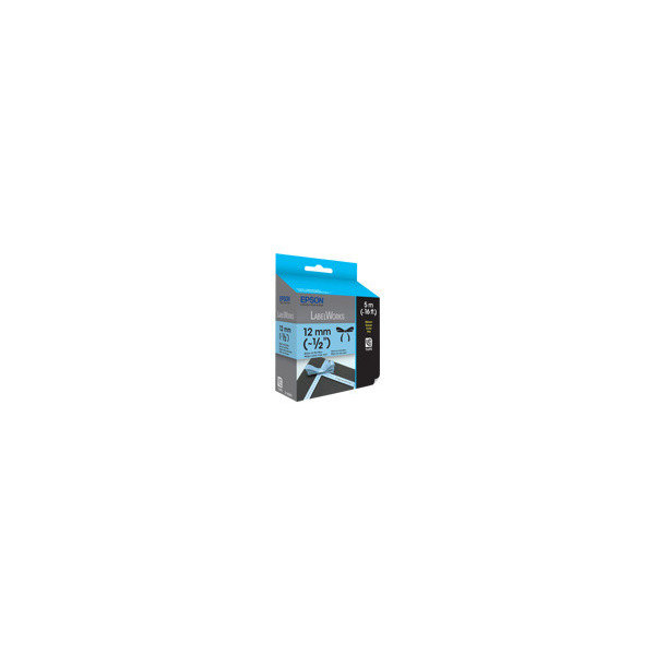 EPSON-LC4PBK5-Ruban-Noir-sur-Bleu-12mm-x-5m
