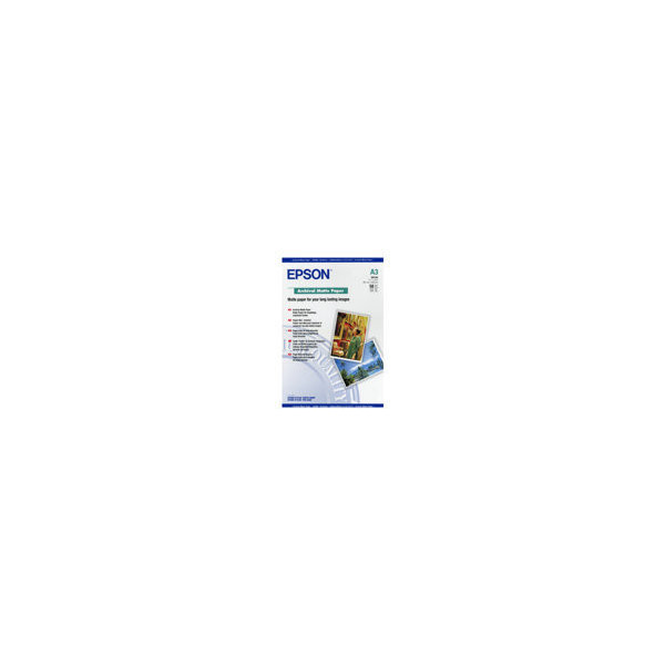 EPSON-MATTE-archival-papier-inkjet-192g/m2-A3-50-feuilles-pack-de-1
