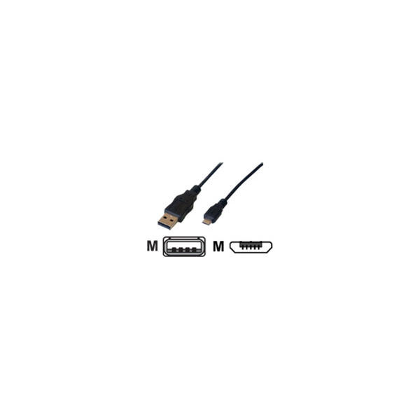 MCL-Cable-USB-2.0-type-A-male-/-micro-USB-B-male---2m--(P)