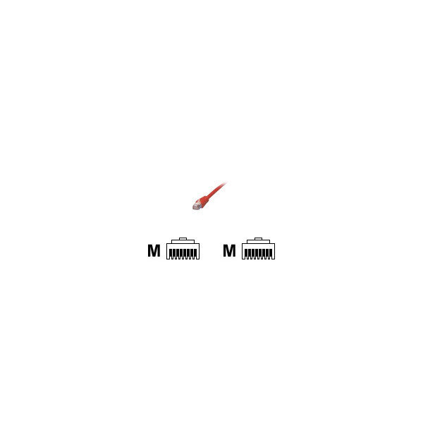 MCL-Cordon-de-brassage-RJ45-CAT-6-F/UTP---1m-Rouge---(P)