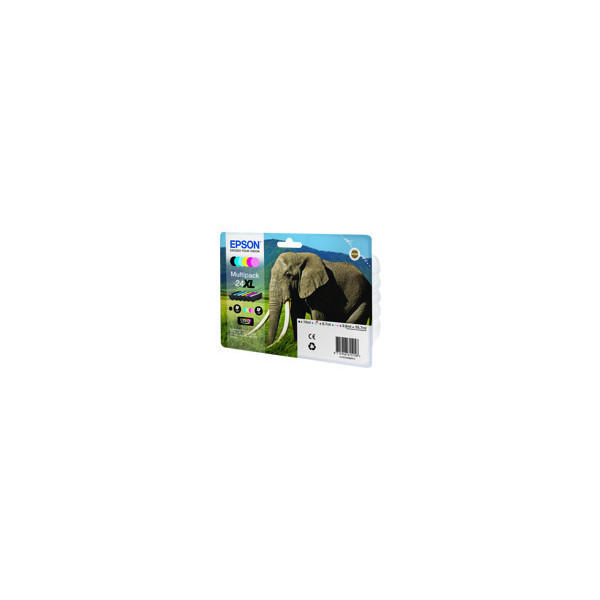 EPSON-Cartouche-d-encre-24XL--noir-Claria-Photo-HD-encre-et-cinq-couleurs-capacitï¿½-standard-55.7ml-1-pack-bliste