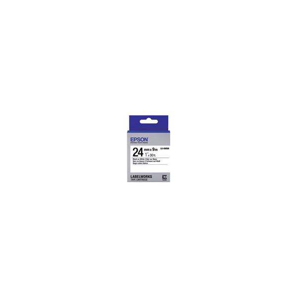 EPSON-Ruban-LK-6WBN---Standard---Noir-sur-Blanc---24mmx9m