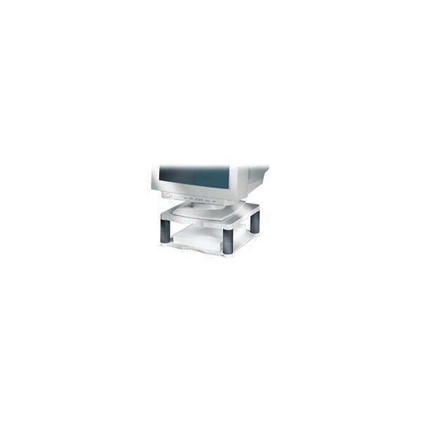 FELLOWES-premium-monitor-riser---platinum-white/gray