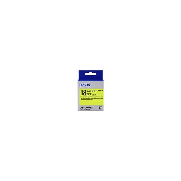 EPSON-LK-5YBF-Fluorescent-Noir/Jaune