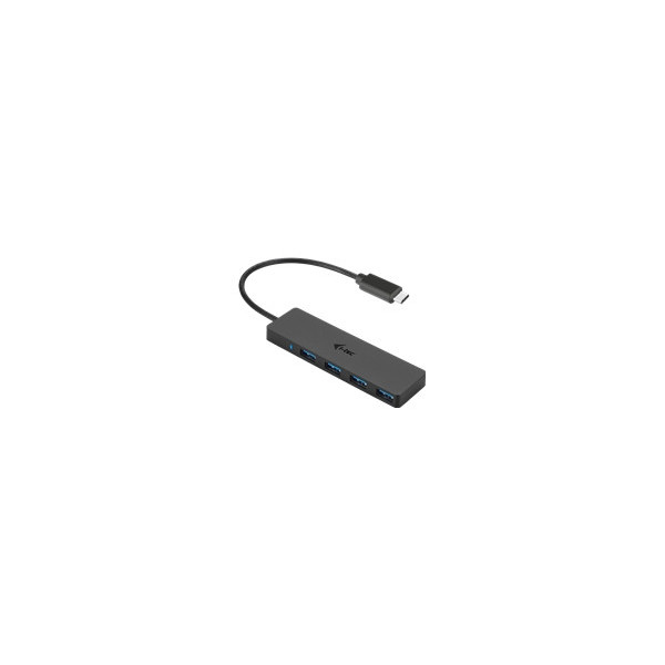 I-TEC-USB-C-Slim-Passive-HUB-4-Port-without-power-adapter-for-Notebook-Tablet-PC-supports-Win-Mac-OS-compatible-wi