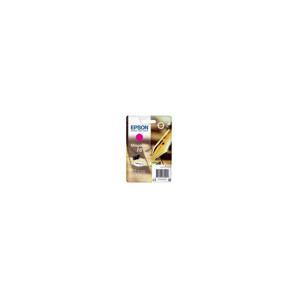 EPSON-16-cartouche-dencre-magenta-capacitï¿½-standard-3.1ml-165-pages-1-pack-blister-sans-alarme