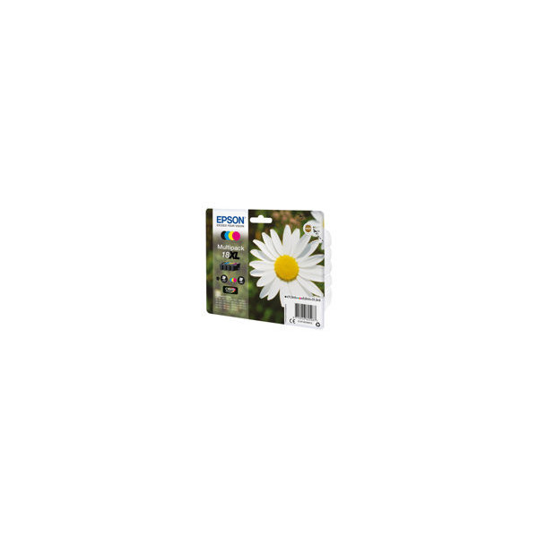 EPSON-18XL-cartouche-d-encre-noir-et-tricolore-haute-capacitï¿½-31.3ml-1-pack-blister-sans-alarme