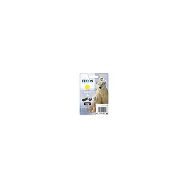 EPSON-26-cartouche-dencre-jaune-capacitï¿½-standard-4.5ml-300-pages-1-pack-blister-sans-alarme