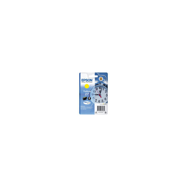 EPSON-27-cartouche-d-encre-jaune-capacitï¿½-standard-3.6ml-350-pages-1-pack-blister-sans-alarme---DURABrite-ultra-encre