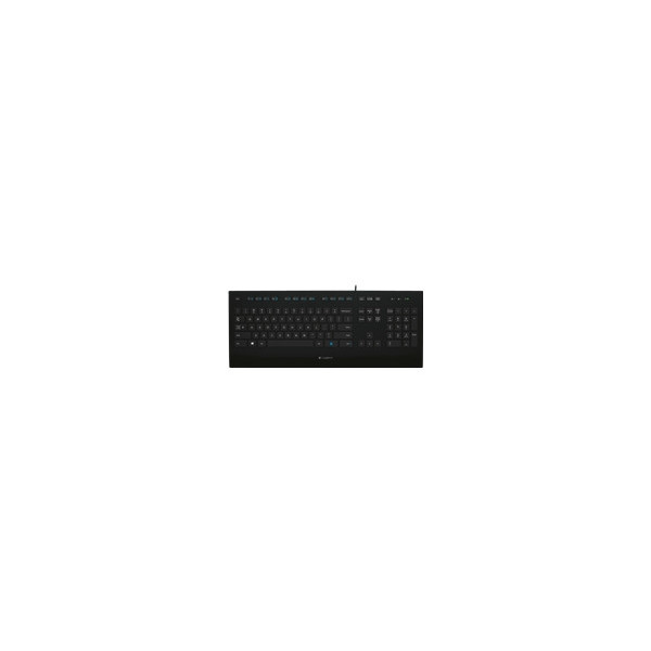 LOGITECH-K280e-corded-Keyboard-USB-black-(FR)