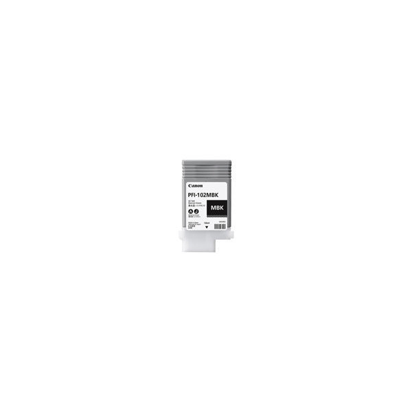 CANON-PFI-102MBK-cartouche-dencre-teintï¿½e-noir-mat-capacitï¿½-standard-130ml-pack-de-1