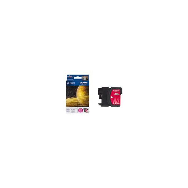 BROTHER-LC-1100-cartouche-d-encre-magenta-capacitï¿½-standard-7.5ml-325-pages-pack-de-1