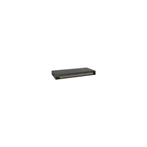 NETGEAR-GS348-48-Port-Gigabit-Ethernet-Unmanaged-Switch-Rackmount-Fanless-Metal-Cost-effective-Low-power-consumption