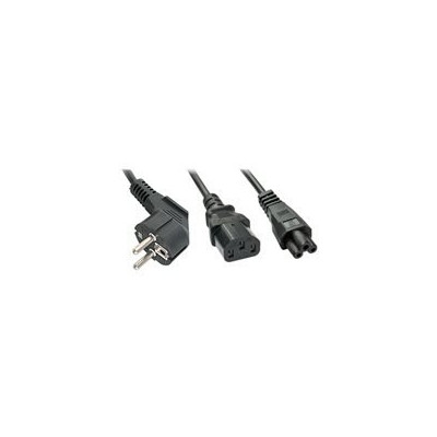 LINDY-2m-Schuko-to-1x-IEC-C...