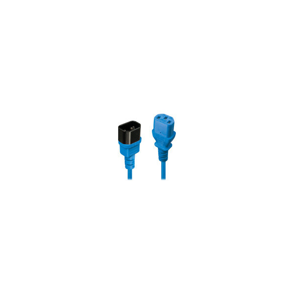 LINDY-2m-IEC-Extension-Lead-Blue