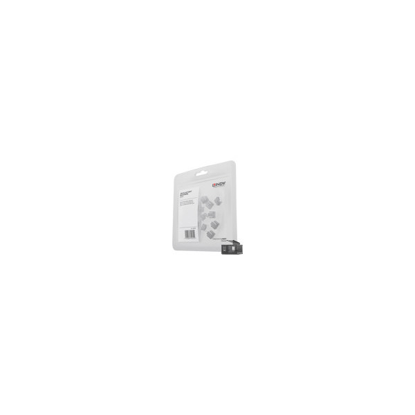 LINDY-Kit-dextension-de-verrous-pour-ports-RJ45-20-piï¿½ces-noir