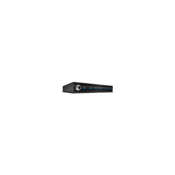 LINDY-USB-3.0-Industrial-7-Port-Hub-Metal