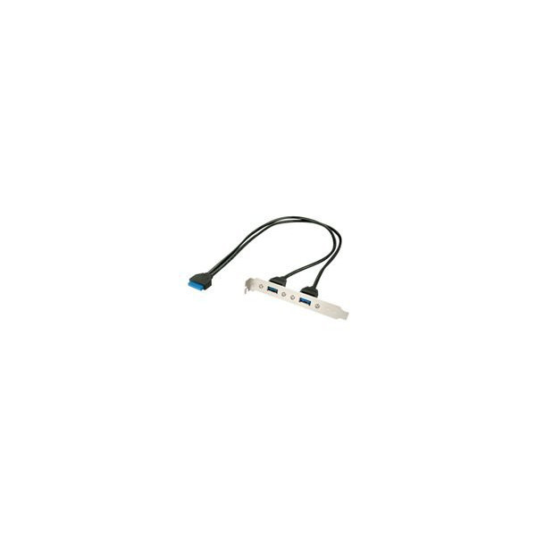 LINDY-USB-3.0-PC-Backplate-2xUSB-3.0-type-A-to-20-pin-IDC