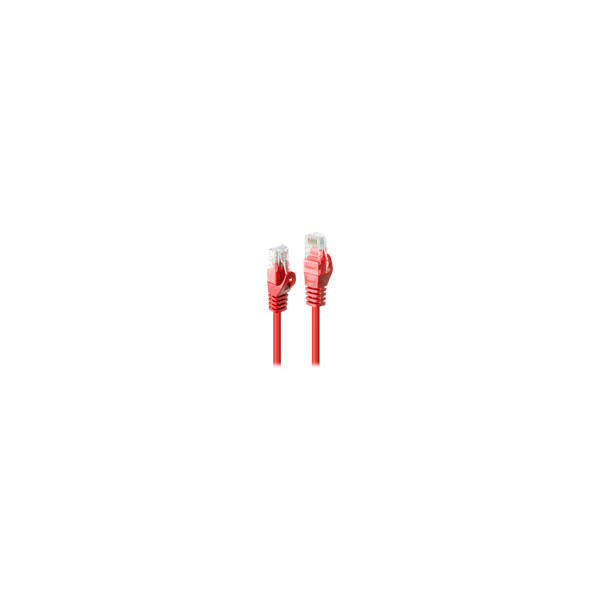 LINDY-Basic-Cat.6-U/UTP-Cable-Red-1m