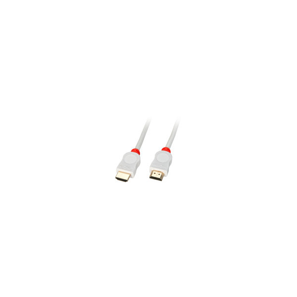 LINDY-HDMI-High-Speed-Cable-White-0.5m-Type-A/A-Flat-Cable